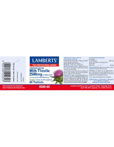 Lamberts Cardo Mariano 2500 mg 60...