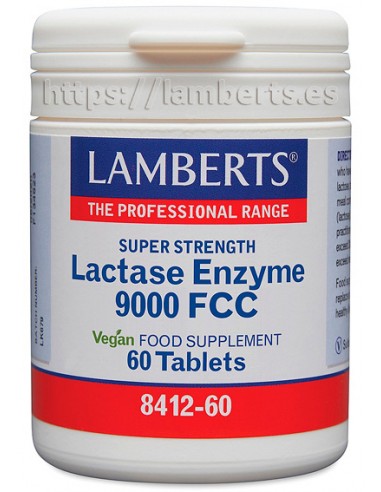 Lamberts Lactasa 9000 FCC 60 Tabletas