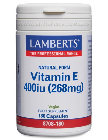 Lamberts Vitamina E 400IU 180...