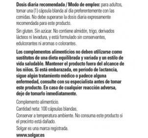 Solgar Vitamina E 400UI 100... 2