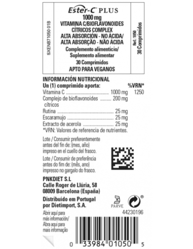 Solgar Ester-C Plus 1000mg  30...