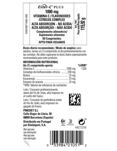 Solgar Ester-C Plus 1000mg 60...