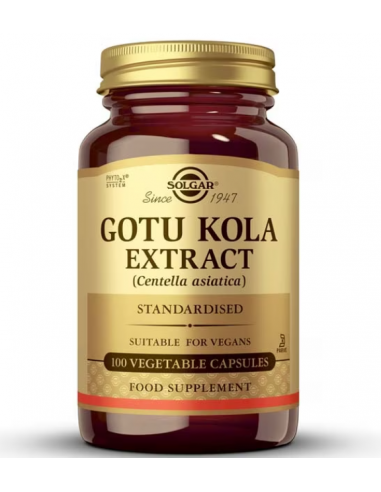 Solgar Gotu Kola 100 Cápsulas