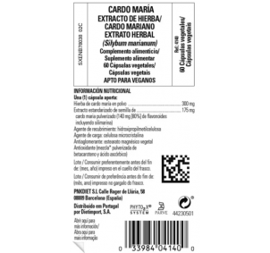 Solgar Cardo María 60 Cápsulas 2