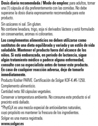 Solgar Cardo María 60 Cápsulas