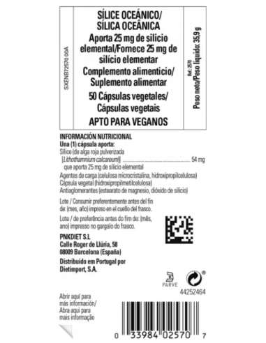 Solgar Silicio Oceánico 25mg 50 Cápsulas