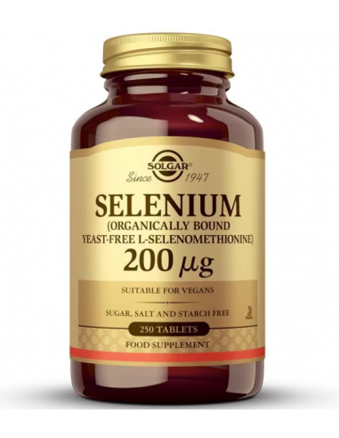 Solgar Selenio 200ug 250 Tabletas