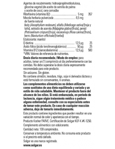 Solgar Vitamina B-Complex con...