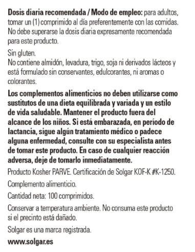 Solgar Vitamina C 500mg con...