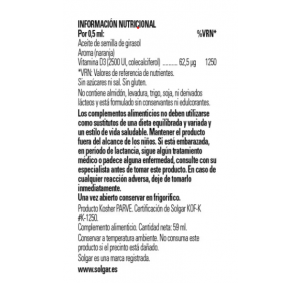 Solgar Vitamina D3 Líquida... 2