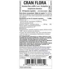Solgar Cran Flora 60 Cápsulas 2