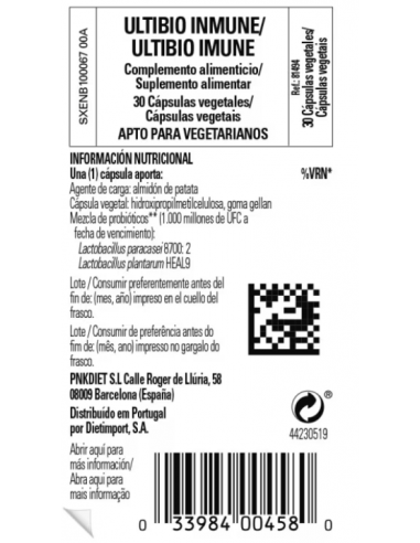 Solgar Ultibio Immune 30 Cápsulas