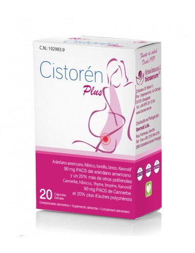 Bioserum Cistoren Plus 20 Cápsulas