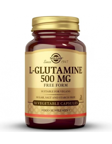 Solgar L-Glutamina 500mg 50 Cápsulas