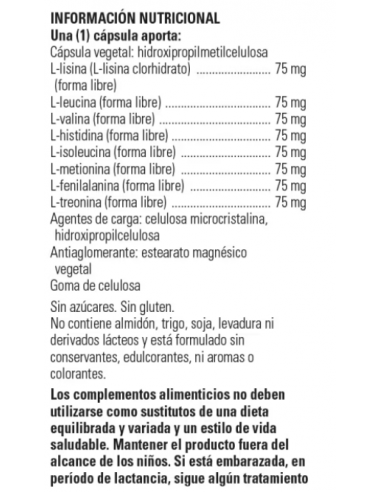 Solgar Amino 75 30 Cápsulas