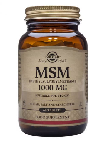 Solgar MSM 1000mg 60 Comprimidos