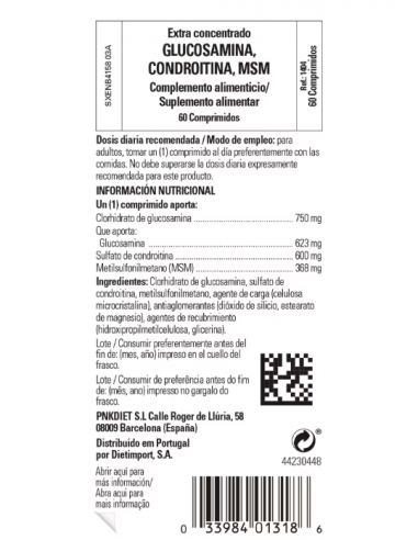 Solgar Glucosamina Condroitina MSM 60...