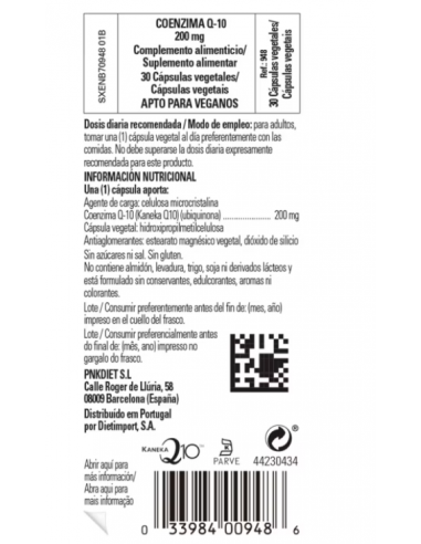 Solgar COQ10 200mg 30 Cápsulas