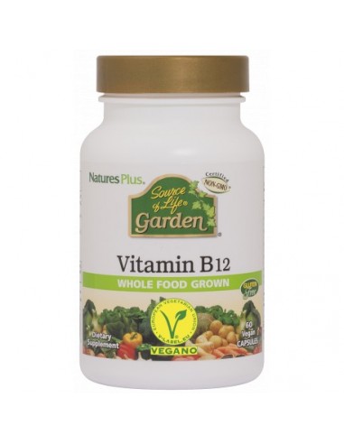 Natures Plus Garden Vitamina B12 60 Cápsulas