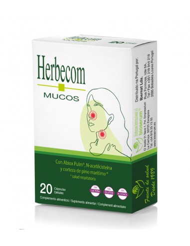 Bioserum Herbecom Mucos 20 Cápsulas