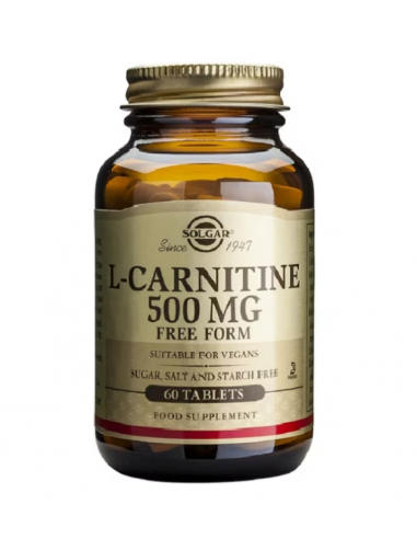 Solgar L-Carnitina 500mg 60 Cápsulas