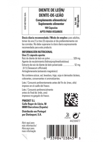 Solgar Diente de León 100 Cápsulas