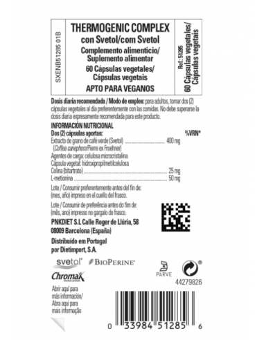 Solgar Thermogenix Complex 60 Cápsulas