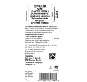 Solgar Espirulina 750mg 80... 2