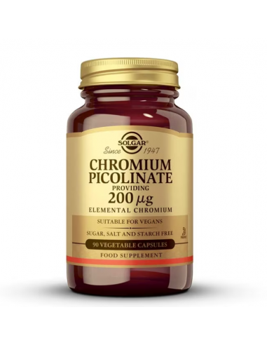 Solgar Picolinato de Cromo 200mcg 90...