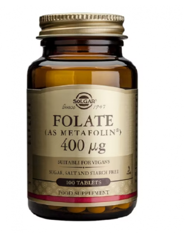 Solgar Folato 400mcg 100 Tablets