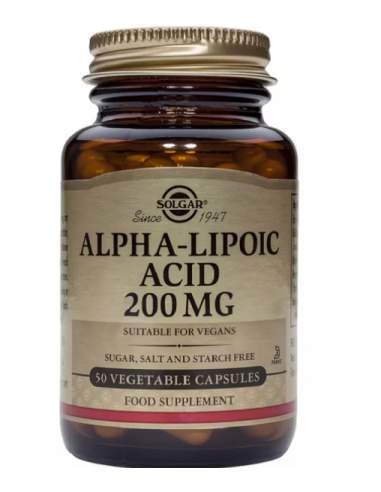 Solgar Acido Alfa Lipoico 200mg 50...