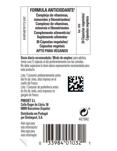 Solgar  Antioxidante Fórmula Avanzada...