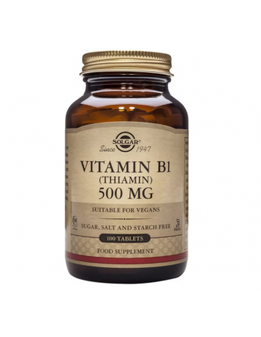 Solgar Vitamina B1 500mg 100 Comprimidos