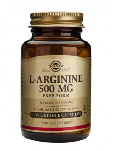 Solgar L-Arginina 500mg 50 Cápsulas
