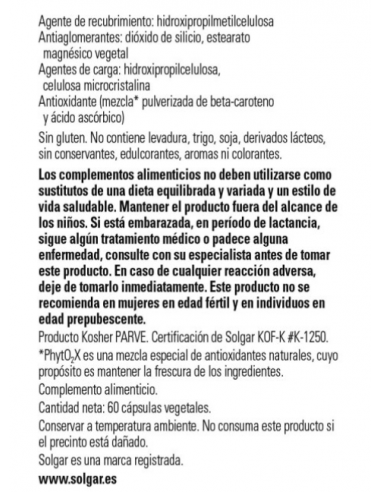 Solgar Saw Palmeto 60 Cápsulas