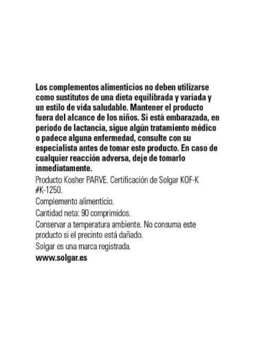 Solgar L-Arginina 1000mg 90 Comprimidos