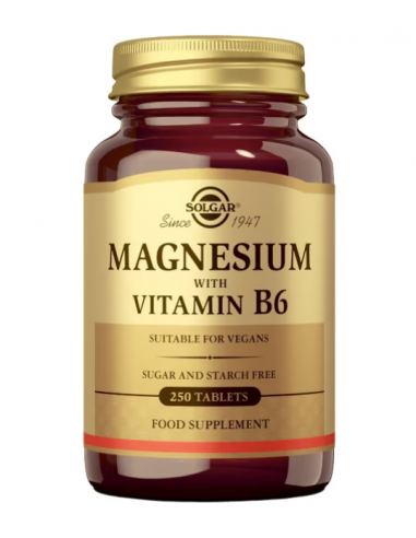 Solgar Magnesio+Vitamina B6 250...