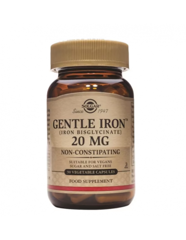 Solgar Hierro Gentle 20 Mg 90 Cápsulas