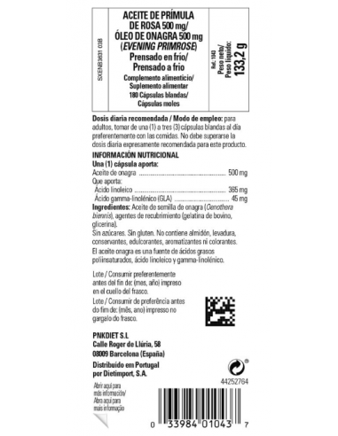 Solgar Aceite Primrose 500mg180 Softgels