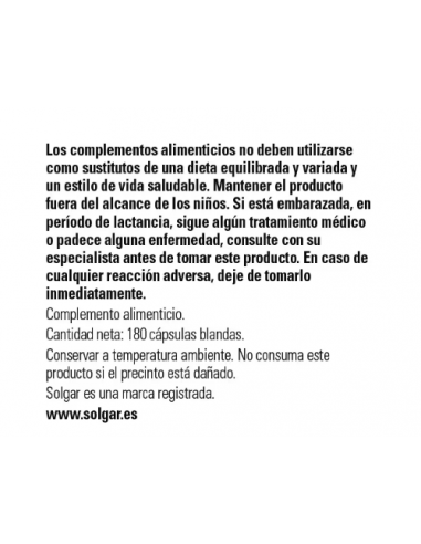 Solgar Aceite Primrose 500mg180 Softgels