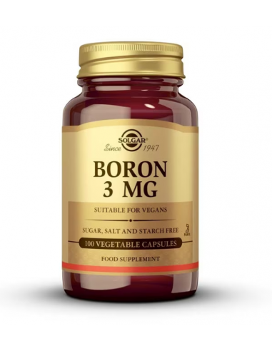 Solgar Boron 3mg 100 cápsulas