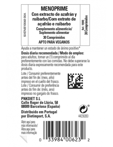 Solgar MenoPrime 30 Tabletas