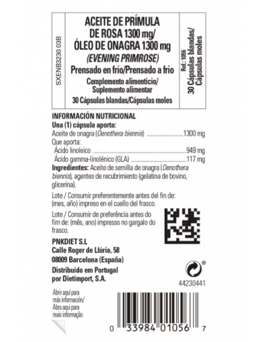 Solgar Aceite Primrose 1300mg 30...