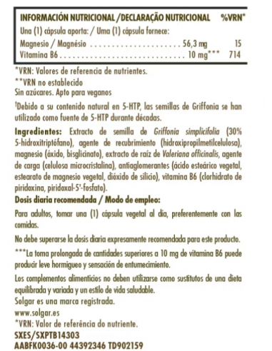 Solgar Griffonia 5-Htp Complex 30...
