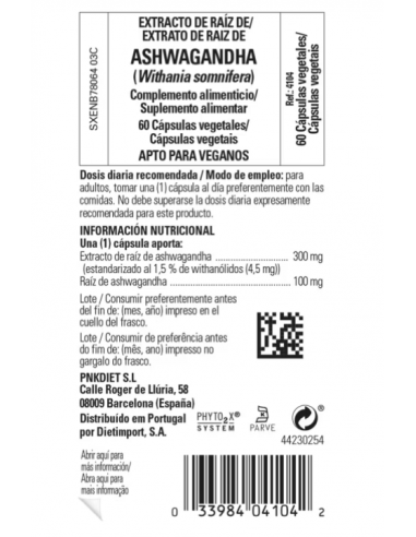 Solgar Ashwaganda 60 Cápsulas