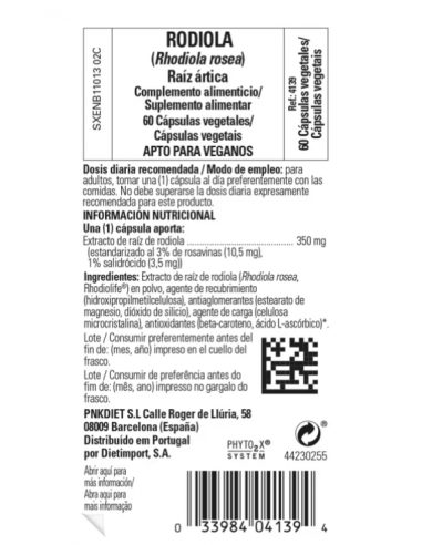 Solgar Rodiola 50 Cápsulas