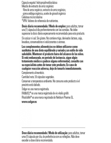 Solgar Ultimate Calma Diaria 30 Cápsulas