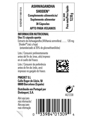 Solgar Shoden Ashwaganda 120mg 30...