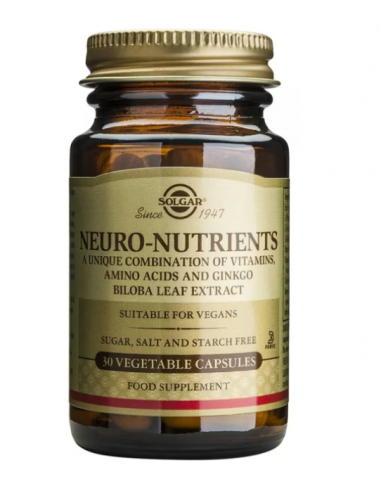Solgar Neuro Nutrientes 30 Cápsulas