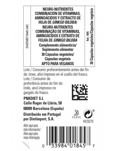 Solgar Neuro Nutrientes 30 Cápsulas